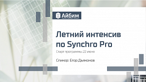 Запись курса по Synchro Pro